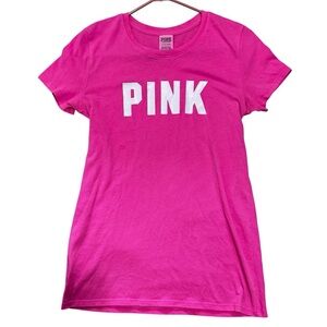 Victoria’s Secret PINK VS Y2K short sleeve Tee T-Shirt casual graphic Sz Small